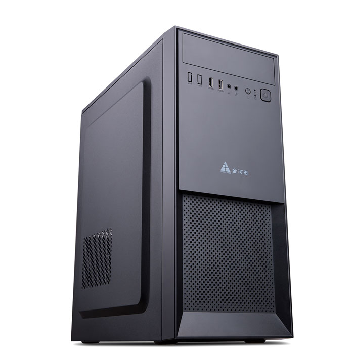 金河田/Goldenfield s500 台式计算机 CPU i5 10400f 主板 微星 h510内存 16g 2666 固态擎256nvme显卡 gt 710 2g机箱 金河田电源 金河田s500
